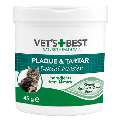Vet's Best Nature's Health Care Plaque & Tartar Dental Powder for Cats