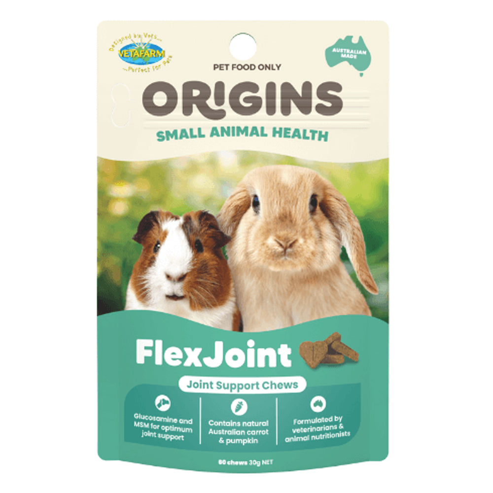 Vetafarm Origins Small Animal Health FlexJoint Support Chews