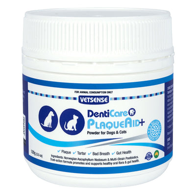 Vetsense DentiCare PlaqueAid+ Powder for Dogs & Cats
