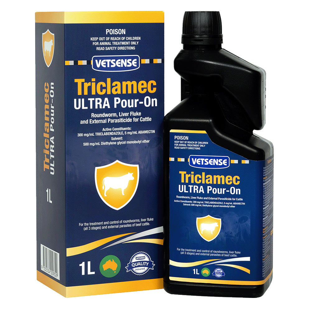 Vetsense Triclamec Ultra Pour-On for Cattle