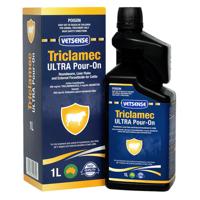 Vetsense Triclamec Ultra Pour-On for Cattle