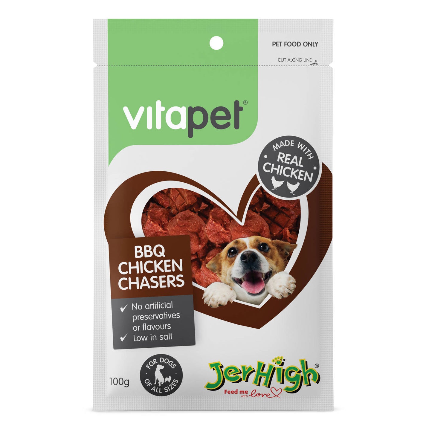 Vitapet Jerhigh BBQ Chicken Chaser 100g