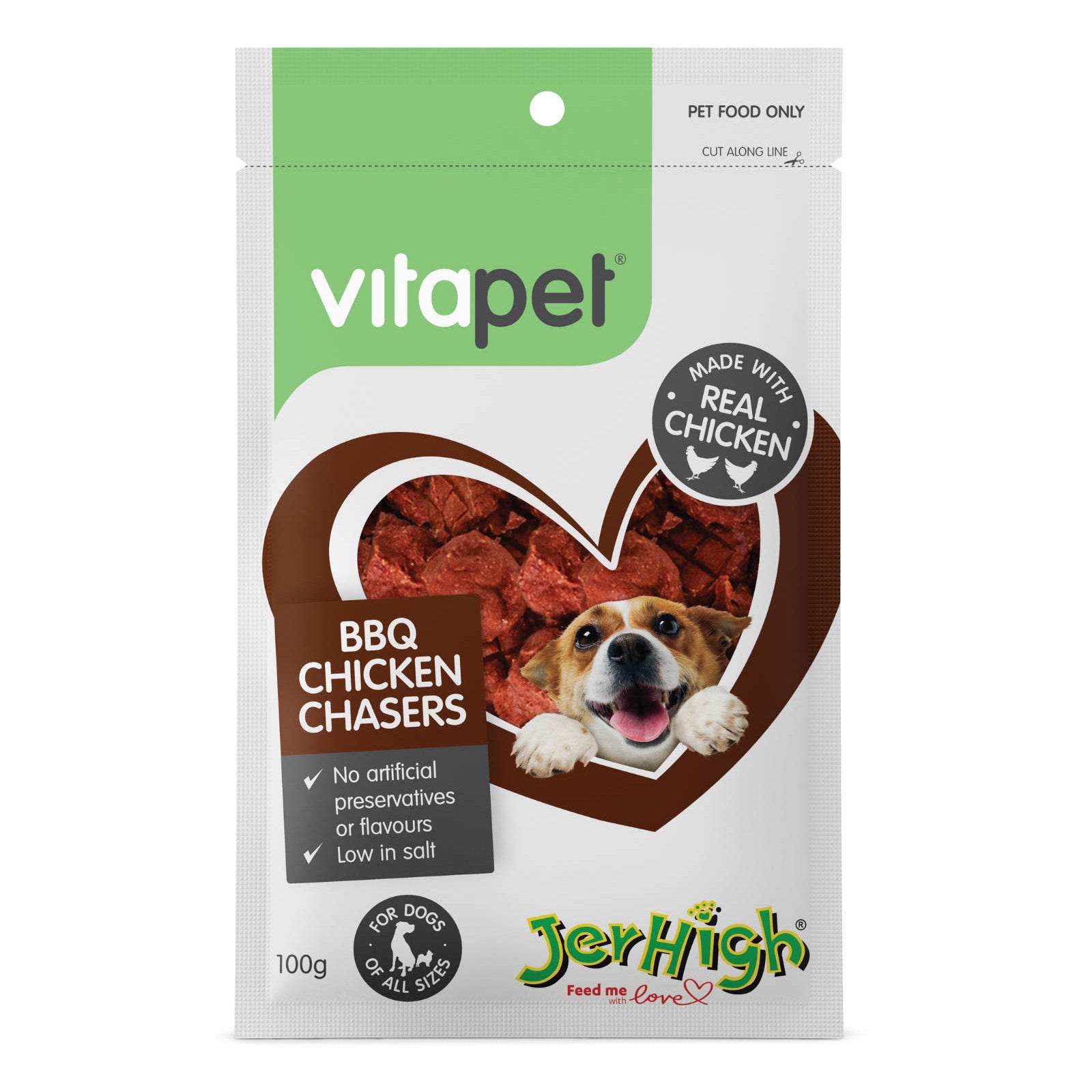 Vitapet Jerhigh BBQ Chicken Chaser 100g