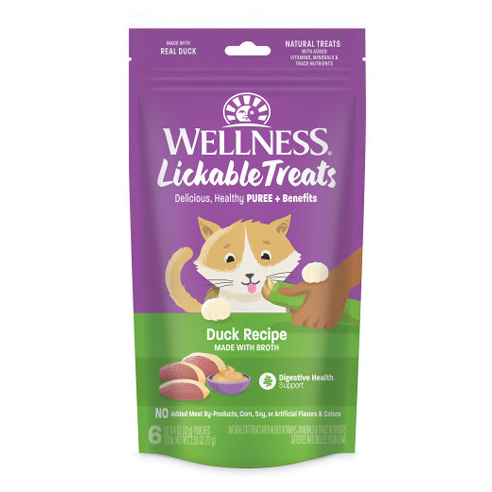 Wellness Lickable Duck Cat Treats