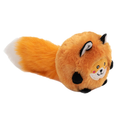 Zippy Paws Bushy Throw Toys for Dogs - Fox
