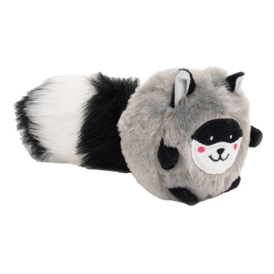 Zippy Paws Bushy Throw Toys for Dogs - Raccoon