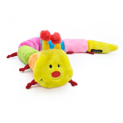 Zippy Paws Caterpillar Toys for Dogs - Deluxe 7 Squeakers