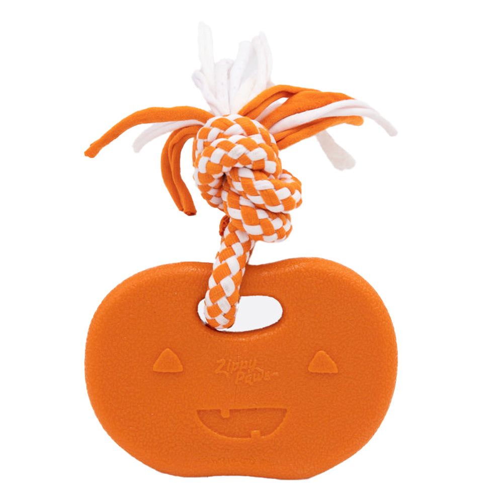 Zippy Paws Halloween Zippytuff Teetherz Toys for Dogs - Pumpkin