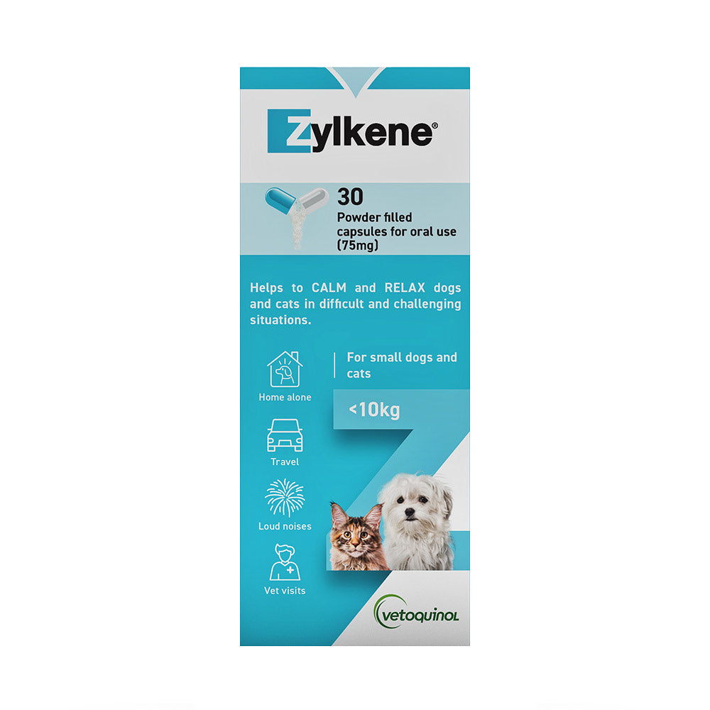 Zylkene Nutritional Supplement For Dogs And Cats 75 Mg